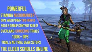 Powerful Stamina Necromancer DPS Build for ESO Gold Road - Stamcro DPS Build