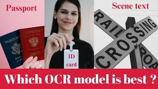 OCR Model Comparison | Tesseract OCR,  EasyOCR, Keras-OCR, Paddle OCR, MMOCR, OCR-SAM