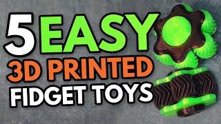 5 Awesome Fidget Toys that you can 3DPrint easy