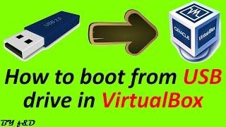Boot from USB in virtualbox
