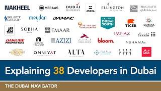 38 Dubai & UAE Property Developers Explained