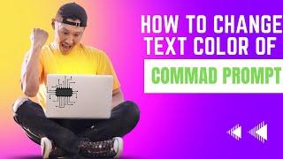 How to change command prompt text color #cmd #coding