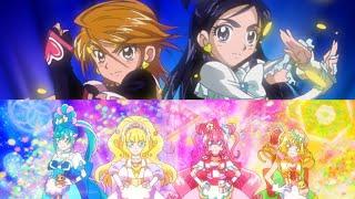 All PreCure Group transformation [Max heart to Delicious party]