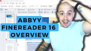Abbyy Finereader 16 | Overview of OCR Editor