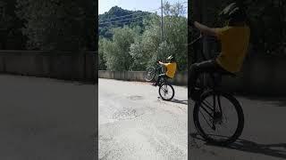 my wheelie transiton#downhill #shorts