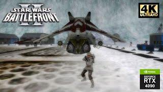 STARWARS BATTLEFRONT 2005 TRENCH WARFARE MOD 120v120 REBEL ALLAINCE VS THE EMPIRE RHEN VAR TRENCH