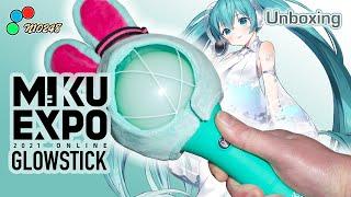 Unboxing of MIKU EXPO 2021 ONLINE Official Glowstick, Cover & Bag by Hobby Stock