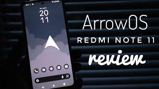 Обзор|ArrowOS Android 12 для Redmi Note 11