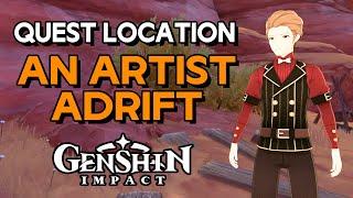 Genshin Impact 3.6 - An Artist Adrift (Quest Location)