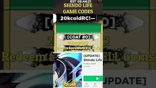 !NEW! (2022)  Roblox Shindo Life Codes  ALL *UPDATE* CODES!