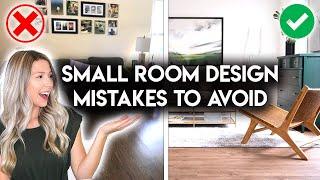 HOW TO MAKE YOUR SMALL SPACE LOOK BIGGER | 15 SPACE SAVING DESIGN HACKS