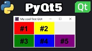 Python PyQt5 LAYOUT MANAGERS are easy! 