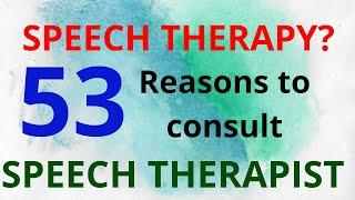 Does my child need speech therapy | when to consult speech therapist | what is speech therapy |