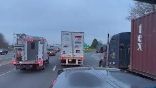 CB Radio Bad Accident up ahead trucker talk