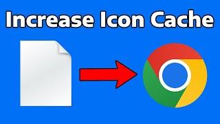 How To Fix Slow Loading Windows Icons by Increasing the Icon Cache