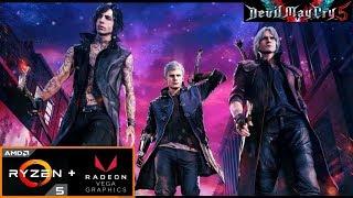 Devil May Cry 5 (Ryzen 5 2400G + Radeon RX Vega 11) PC Gameplay 1 1080p HD