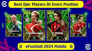 Best Epic Booster Players For Every Position In eFootball 2024 Mobile