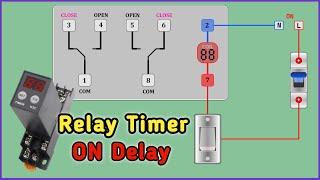 How Time Delay Relay Works (ON Delay)