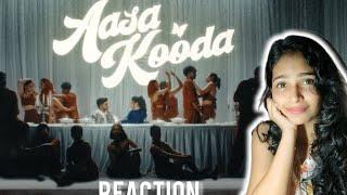 aasa kooda song reaction🩷 #aasakooda #reaction #youtube #tamil
