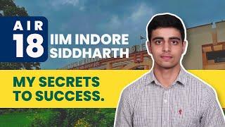 AIR 18 in IPMAT Indore, Didn't Join IIM | Siddharth Sirohi, AceIPM Student