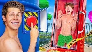 100 Things You Should NEVER Do at a Waterpark! (ft. Ben Azelart)