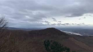 Aufstieg zur Walter Guillaume Hütte im Siebengebirge