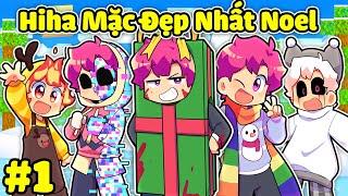 HIHA AUT NÀO MẶC ĐẸP ĐÊM NOEL NHẤT TRONG MINECRAFT*AI MẶC ĐẸP NHẤT NOEL TẬP 1 