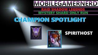 (Spirithost) Raid Shadow Legends F2P Spotlight Champion