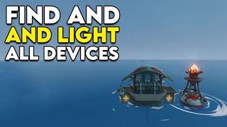 How to find and light up all the devices in Genshin Impact - Golden Apple Archipelago