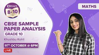 CBSE Class 10 Maths Sample Paper Analysis 2021-2022 (Term-1) | CBSE 10th Board Exams | BYJU'S