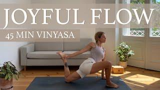 Joyful Yoga Heart-Warming Vinyasa | 45 Min Yoga Flow For Positive Energy