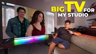 Big TV for My New Studio | Impex Google TV - Irfan's View
