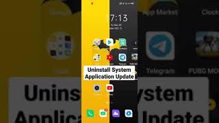 How to Uninstall System Application Update for realme and Oppo Devices 