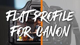 Shoot FLAT PROFILE Video on ANY Canon DSLR