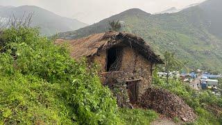 Best Rural Life in the Barekot Mountains in Nepal I How people Live in Rainy Day I Gobinda Rohan