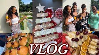 VLOG :  Hosting My Friends &  Family  For A Pre Christmas Lunch, Holiday Prep + Attending A Wedding.