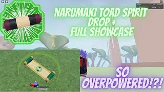 Unlocking Narumaki Toad Spirit Re-Work Mode + Full Showcase in Shindo Life | RELLGames