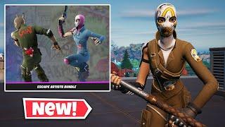 New ESCAPE ARTISTS Bundle Gameplay in Fortnite! (Alias & Caper Skins)