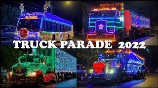 CHRISTMAS TRUCK PARADE 2022 - Decorated and Lit Up Trucks in Victoria!!!