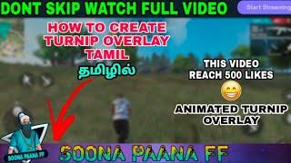 HOW TO MAKE TURNIP OVERLAY TAMIL | TURNIP OVERLAY MAKING TAMIL | TURNIP TIPS AND TRICKS TAMIL