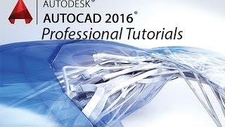 Beginner Tutorial 1 - Autodesk AutoCad 2016 - Designing a Basic House