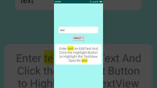 How to Highlight TextView Text in Android Studio | HighlighTextViewText | Android Coding