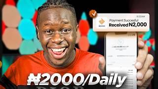 𝗡𝗢 𝗜𝗡𝗩𝗘𝗦𝗧𝗠𝗘𝗡𝗧! - Get Paid ₦2,000 Daily [Withdraw To Bank] | How To Make Money Online In Nigeria 2024