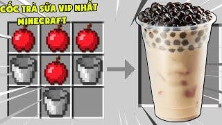 Minecraft, Nhưng Noob Sở Hữu Cốc Trà Sữa Vip Nhất! T Gaming Uống Trà Sữa Và Trở Nên Siêu Mạnh ??