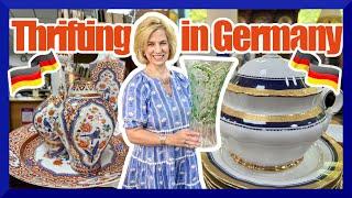 Awesome Consignment Shop in Germany!  Porcelain, clocks, furniture + Mid-Century treasures!