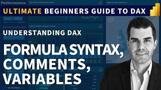 Formula Syntax, Comments, Variables - (1.7) Ultimate Beginners Guide to DAX 2020