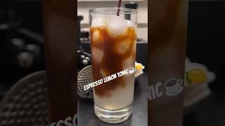 Espresso Lemon Tonic: A Refreshing Coffee Twist! #coffeelovers #coffee #espresso #coffeelatteart