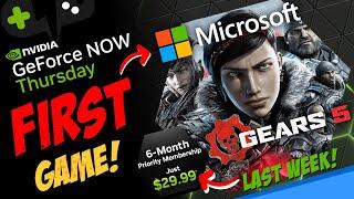 FIRST MICROSOFT Game! GEARS 5 | GeForce Now News Update