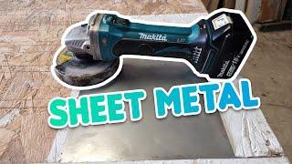 How To Cut Sheet Metal With An Angle Grinder