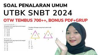 PENALARAN UMUM UTBK 2024! DAPAT SKOR TINGGI 700++ | PART 8